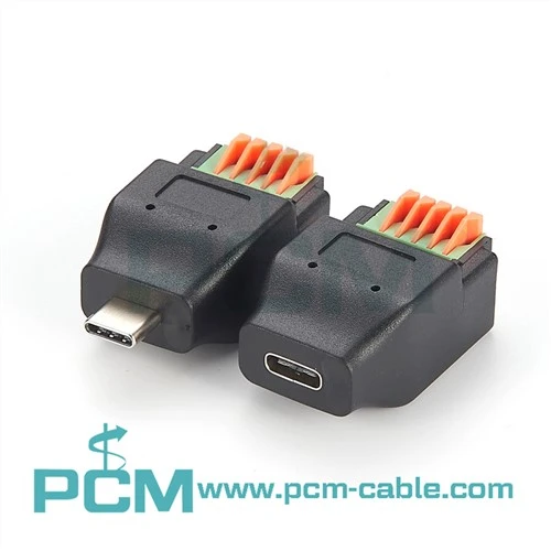 อะแดปเตอร์บล็อกเทอร์มินัล USB C ถึง 5 พิน