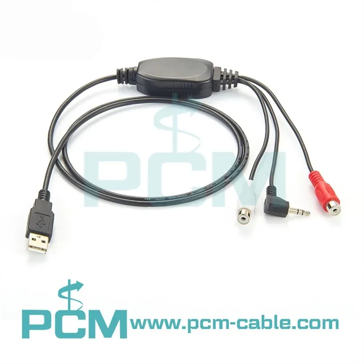 การ์ดจับภาพเสียงดิจิตอล USB 2.0