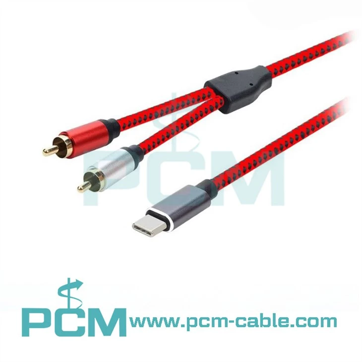 USB C To RCA Stereo Cable