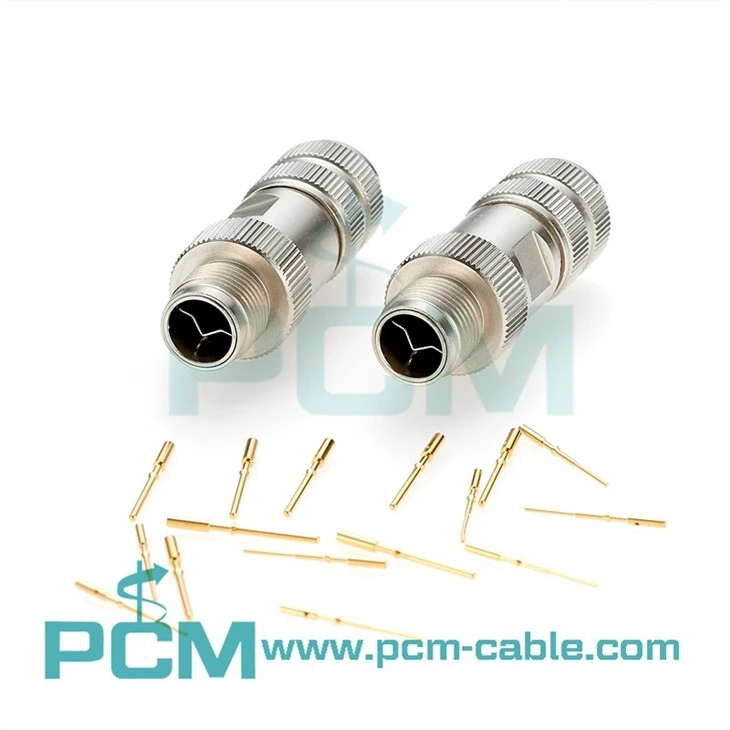 M12 Hybrid Connector Power Signal Y-Coded