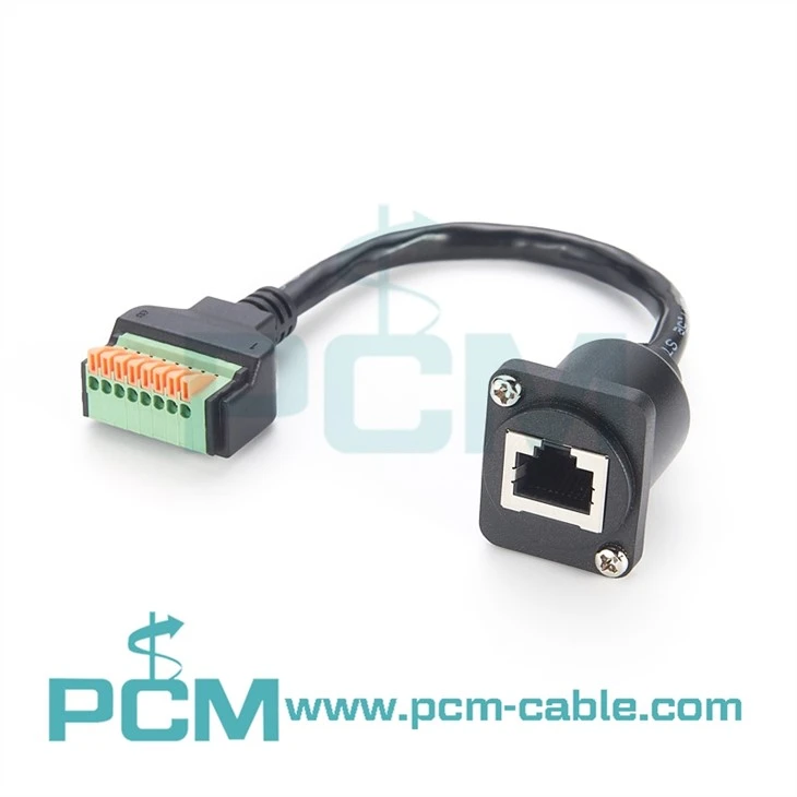 อะแดปเตอร์ RJ45 เป็นเทอร์มินัลบล็อก