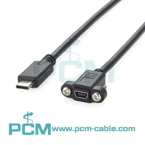 แผงต่อ Mini USB Female เข้ากับ USB 3.1 C