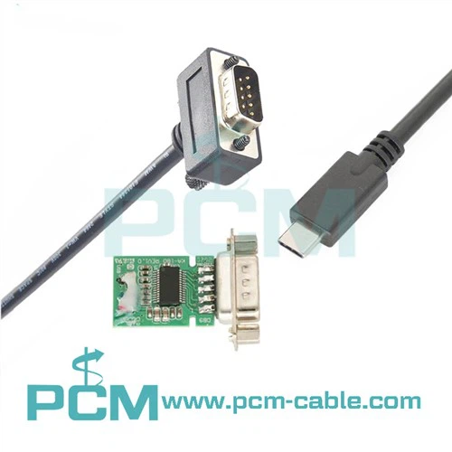USB 3.1 C ถึง RS232 อะแดปเตอร์ FTDI ชิปเซ็ต