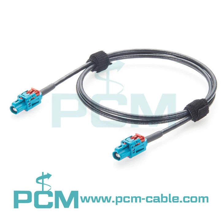 Factory-direct GEMnet Female to Female Automotive Ethernet Cable with genuine TE Connectivity connectors and LEONI Dacar 686-3 cable