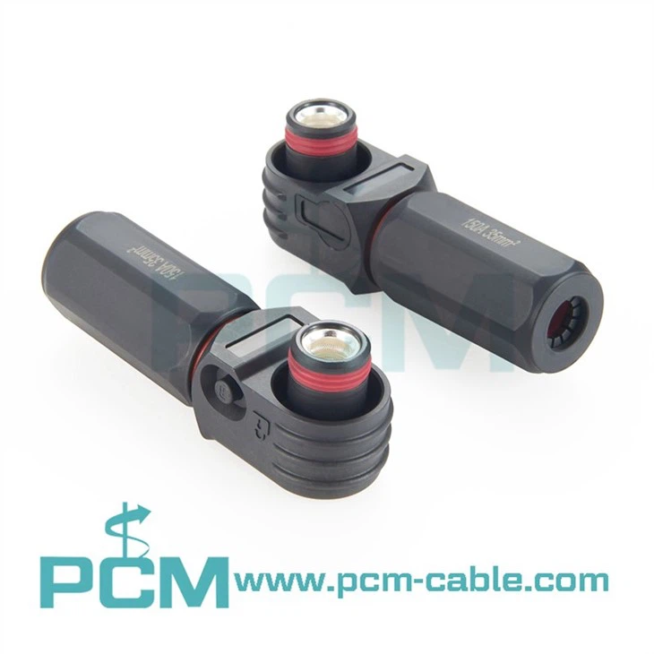 150A Power Connector Black Battery Storage High Voltage Plug