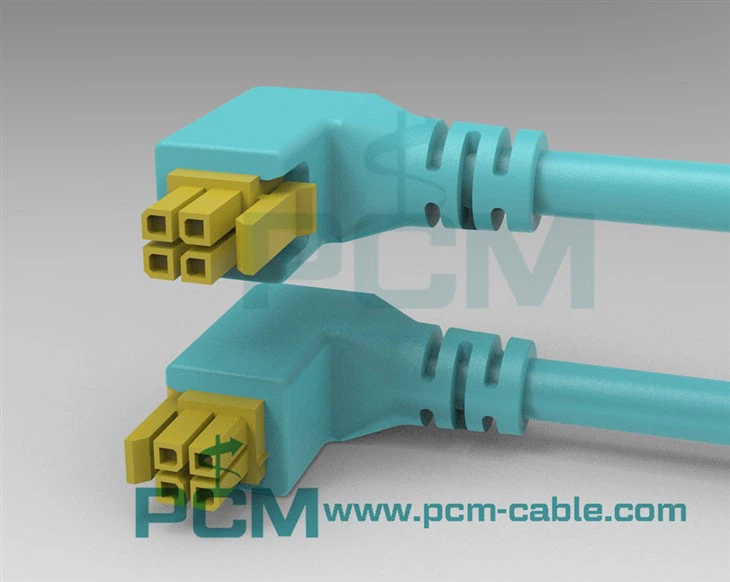 Custom Up & Down Angle 4-Pin Micro-Fit, Mini-Fit & Mega-Fit Molex OTS Cable Harness Solutions