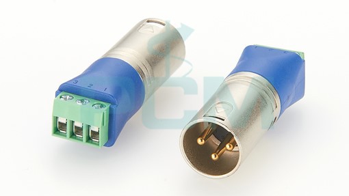 3Pin male DMX XLR to terminal block adapter 3Pin male DMX XLR to terminal block adapter