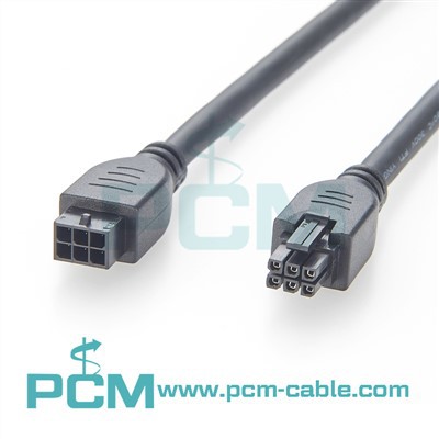 Micro-Fit 3.0 ชุดสายเคเบิล 6 พินแบบตัวผู้เป็นตัวเมีย