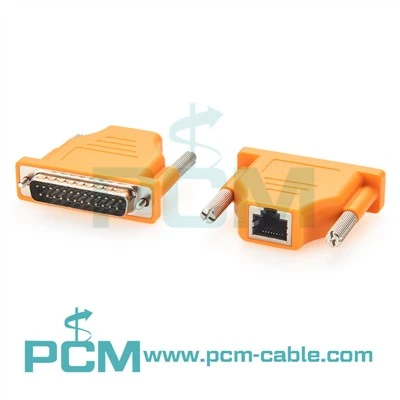 อะแดปเตอร์โมเด็ม DB25 ตัวผู้เป็นตัวเมีย RJ45 CAB-5MODCM CAB-25AS-MMOD