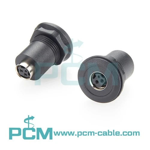 ขั้วต่อสายไฟแบบติดแผง Power Din 3 Pin