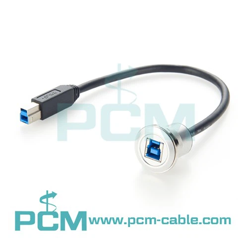 ตัวเชื่อมต่อ USB 3.0 B ถึง B พร้อมสายเคเบิล