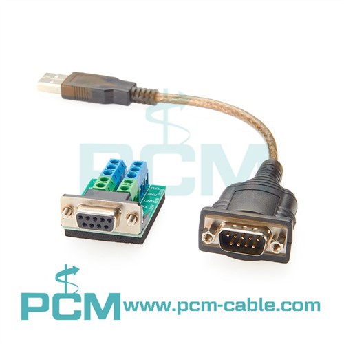 USB เข้ากับสายเคเบิล RS232 RS485 TTL 3.3V 5V